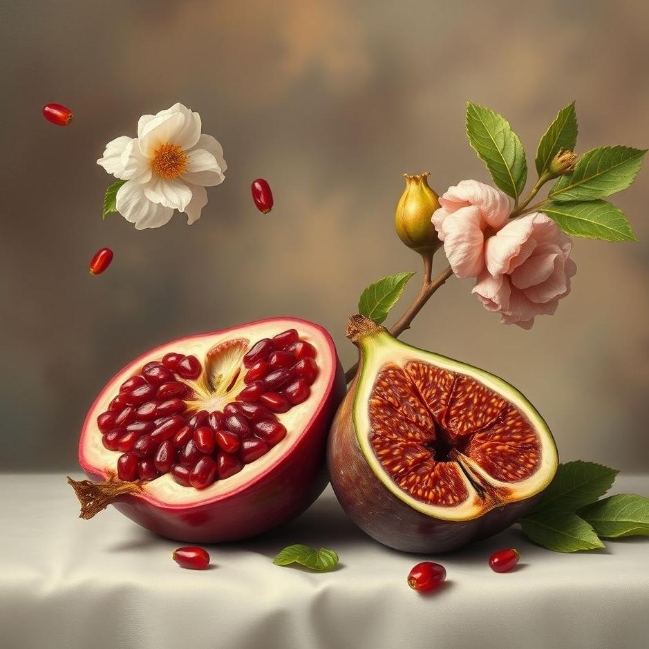 Dream : Pomegranate and fig in a dream