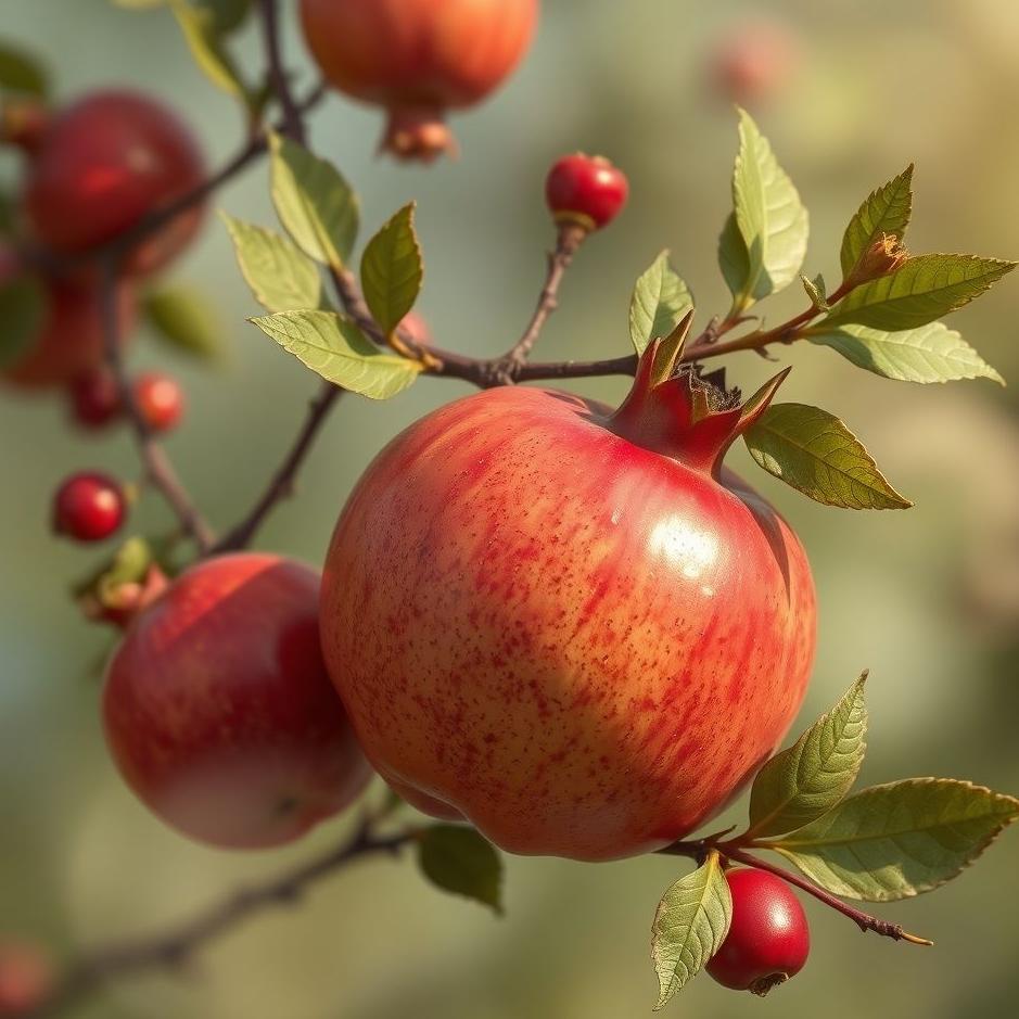 Dream : Pomegranate apple in a dream