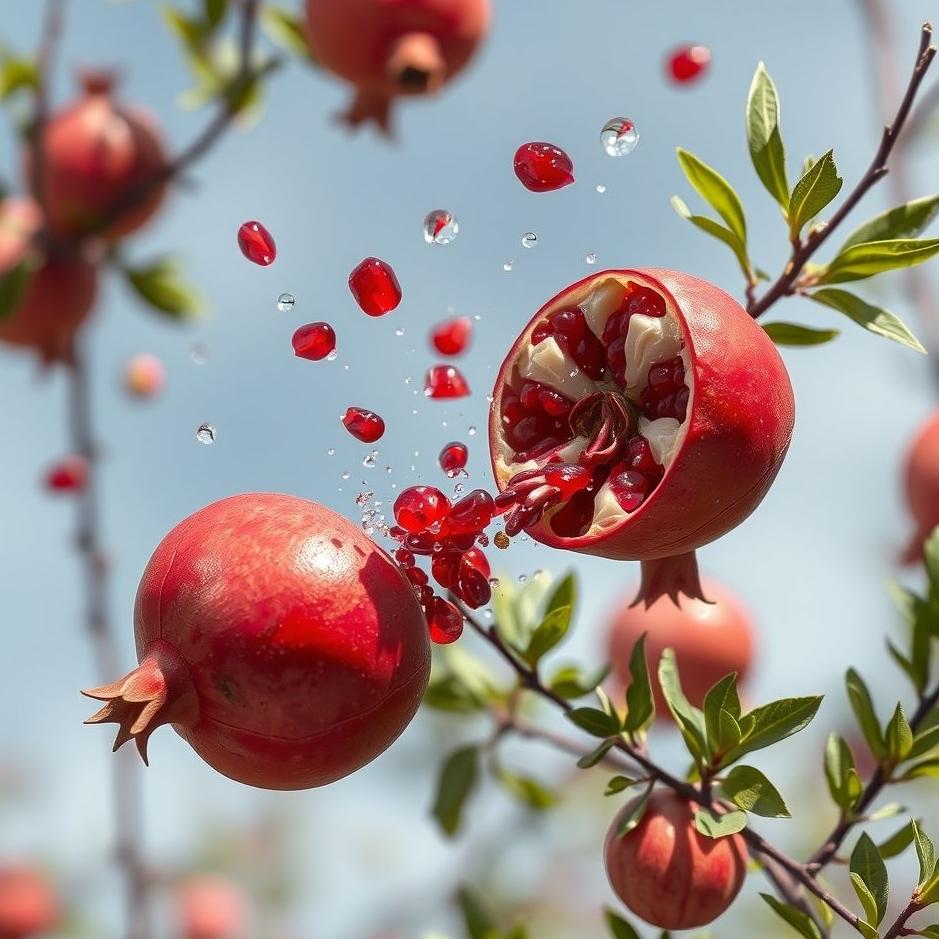 Dream : Pomegranate popping in a dream