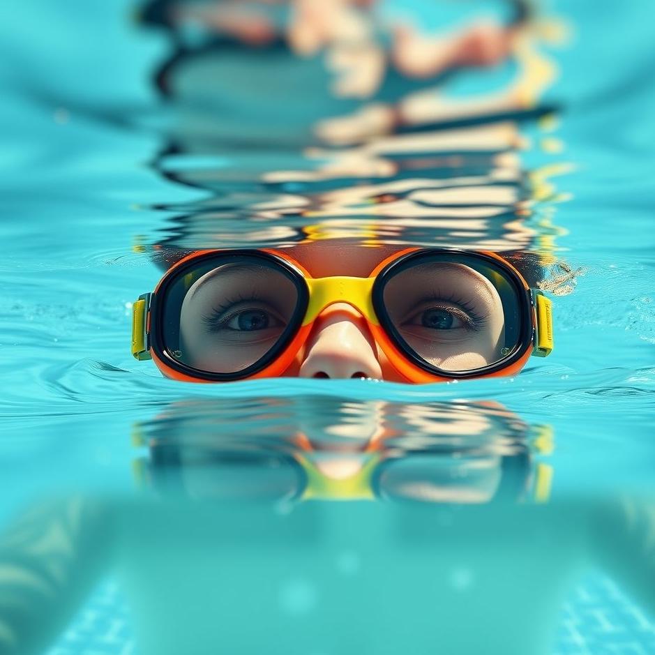 Dream : Pool goggles in a dream