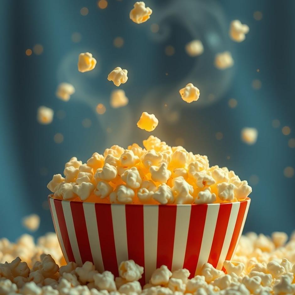 Dream : Popcorn and eating it in a dream