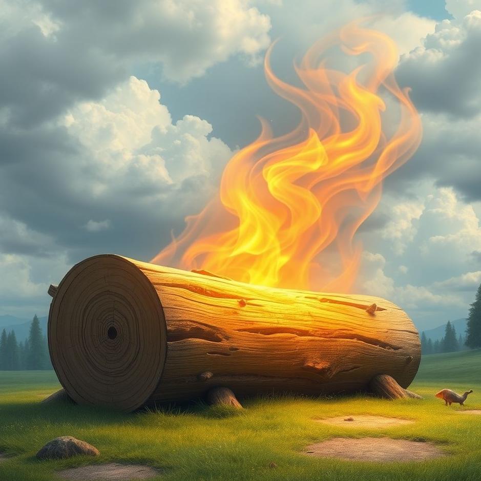 Dream : Poplar log in a dream