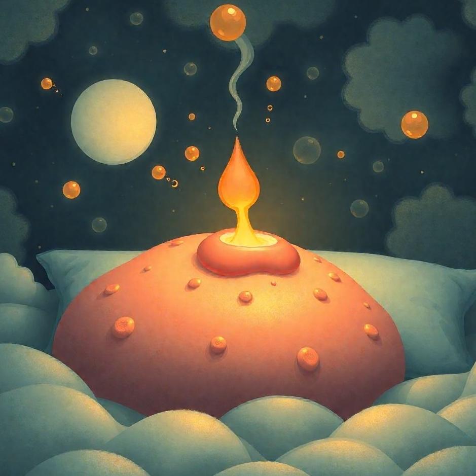 Dream : Popping a huge pimple in a dream