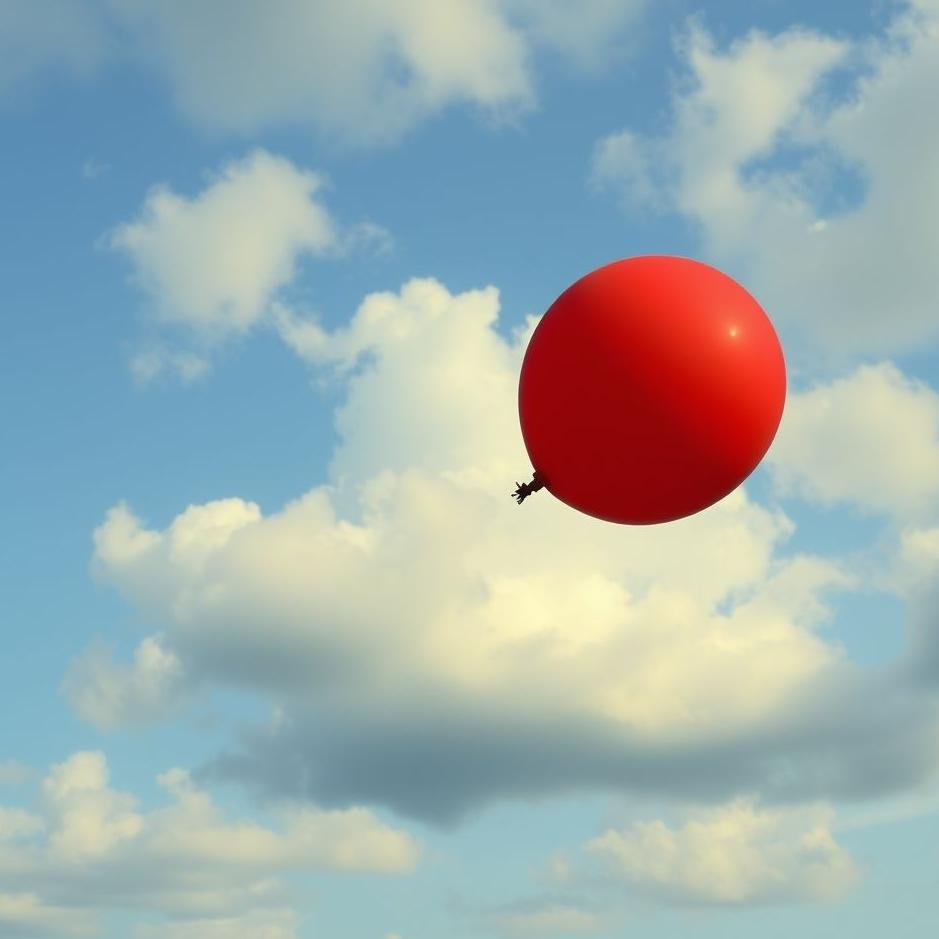 Dream : Popping a red balloon in a dream