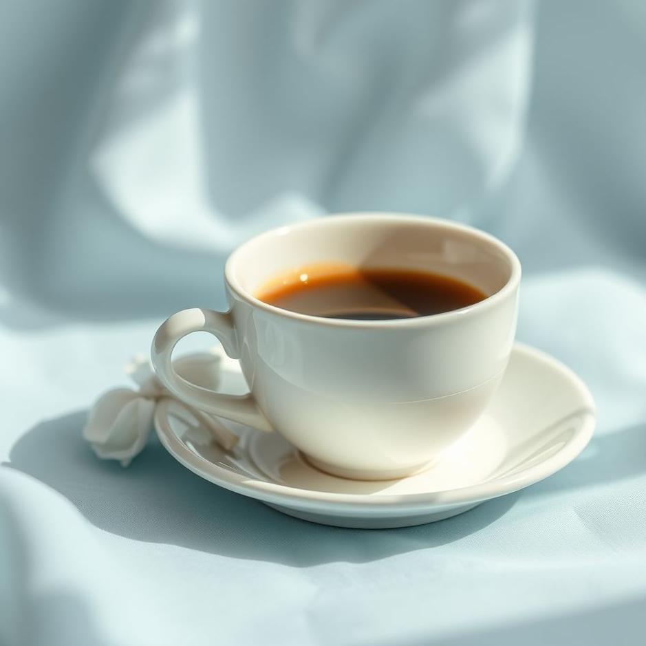 Dream : Porcelain coffee cup in a dream