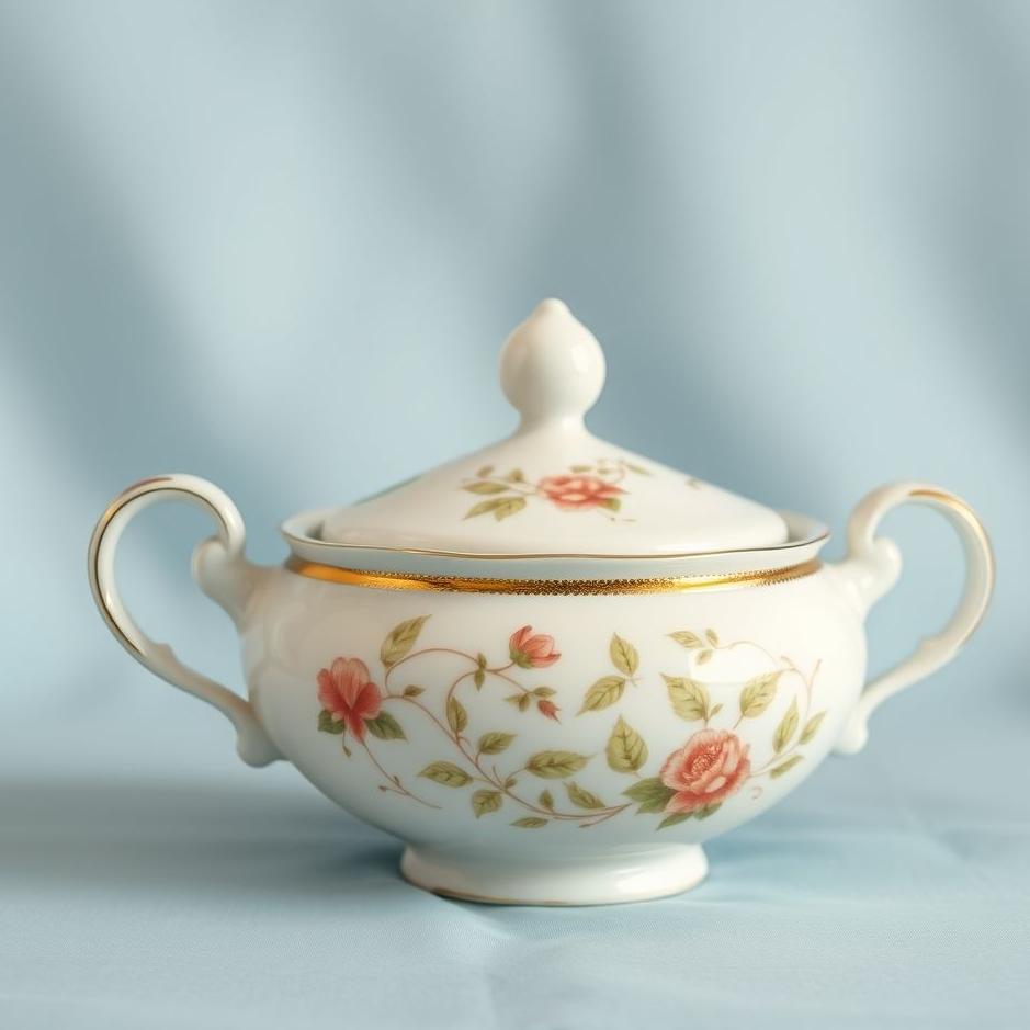 Dream : Porcelain sugar bowl in a dream