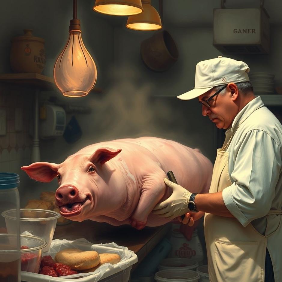 Dream : Pork at a butcher in a dream