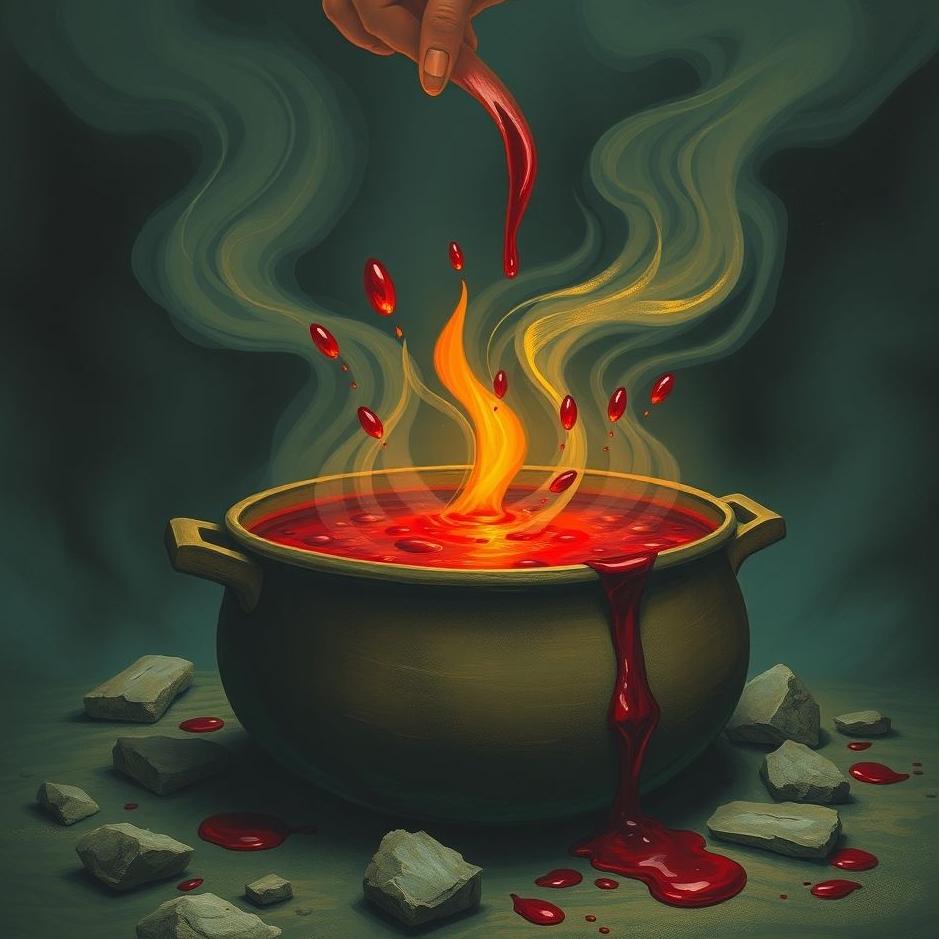 Dream : Pot full of blood in a dream