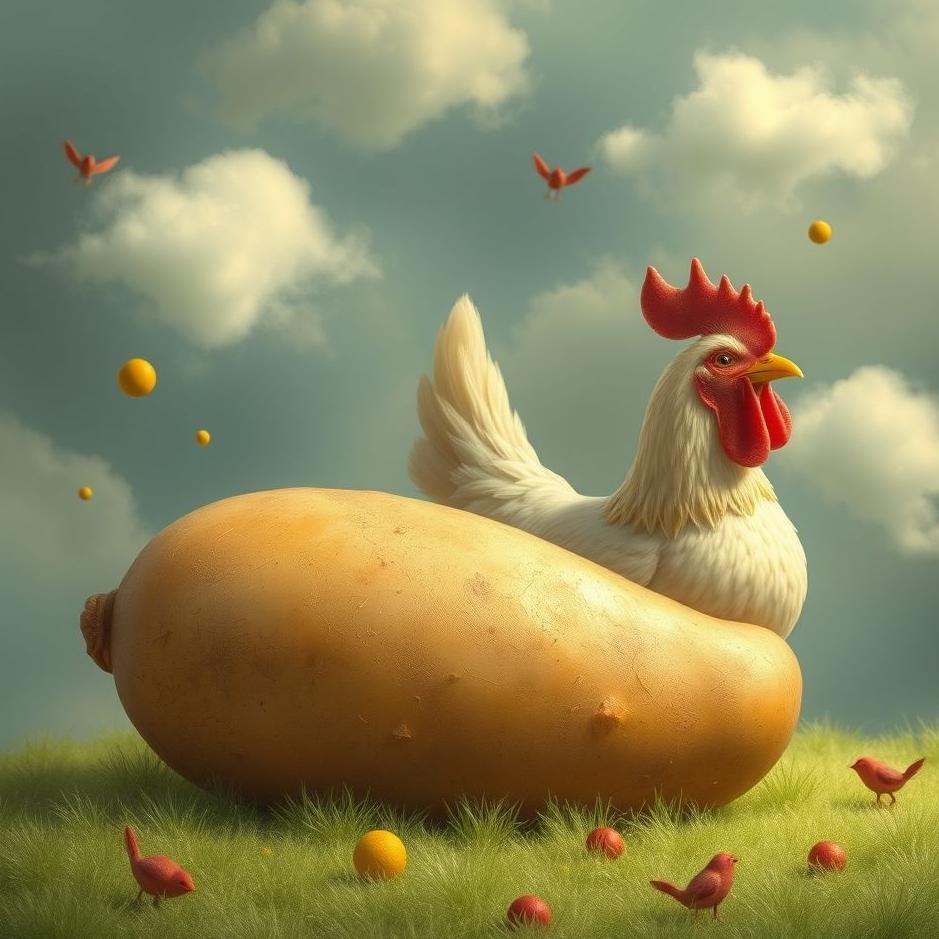 Dream : Potato and chicken in a dream