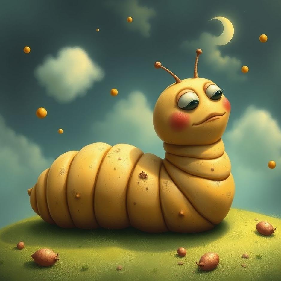 Dream : Potato worm in a dream