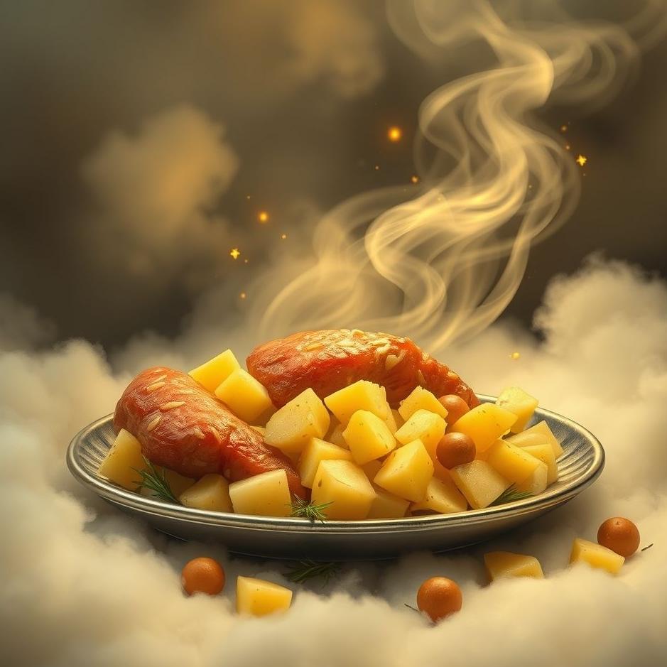 Dream : Potatoes and meat in a dream