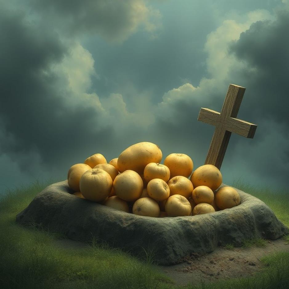 Dream : Potatoes in a grave in a dream
