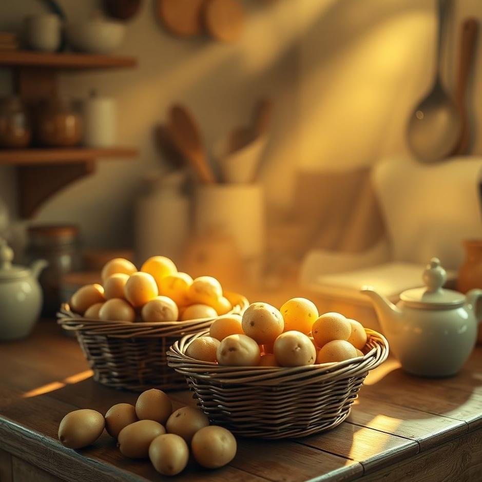 Dream : Potatoes in the kitchen in a dream