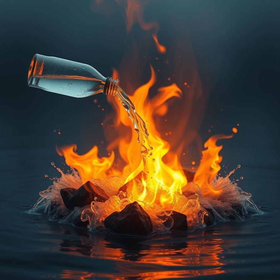 Dream Dictionary : Pour water into fire in the dream