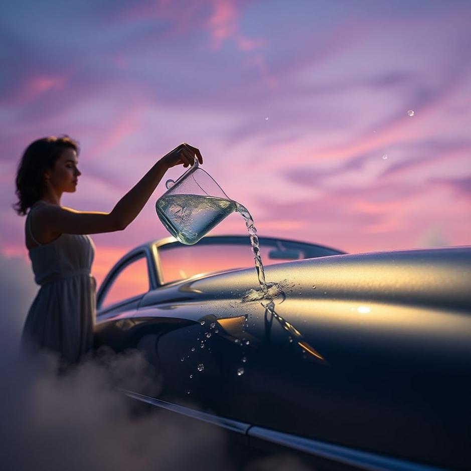Dream Dictionary : Pour water to the car in the dream