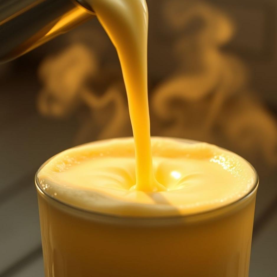 Dream : Pouring boiling milk