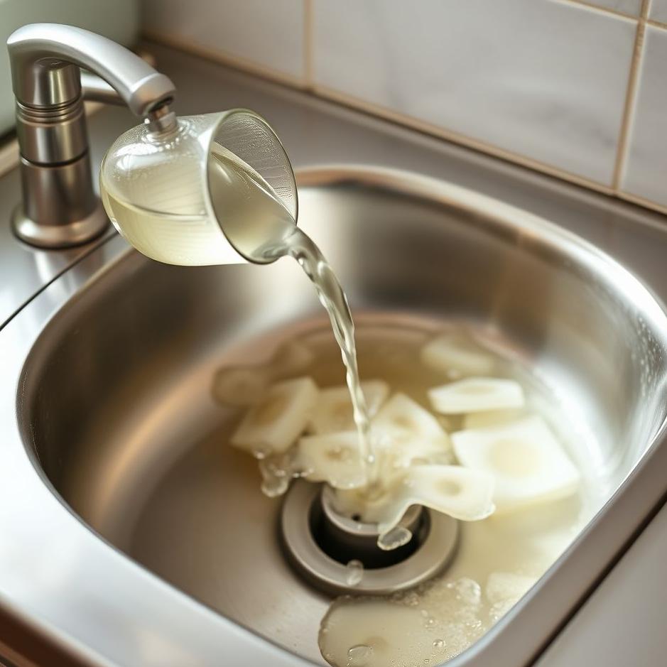 Dream : Pouring boiling water into the sink