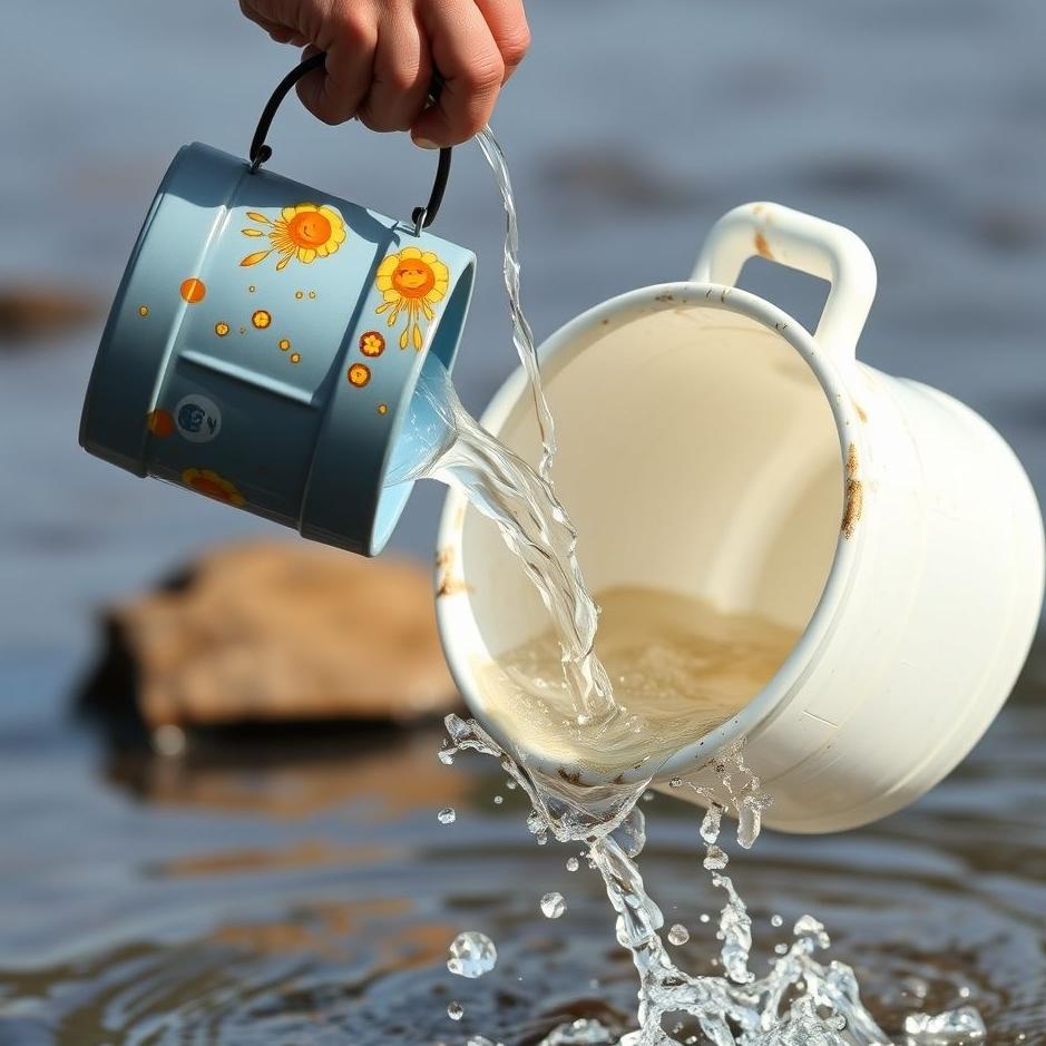 Dream : Pouring bucket of water