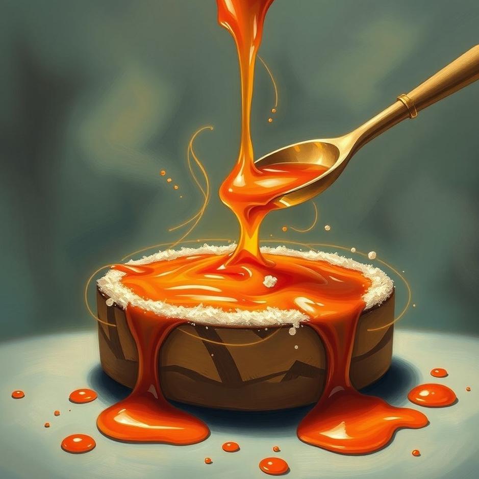 Dream : Pouring jam in a dream