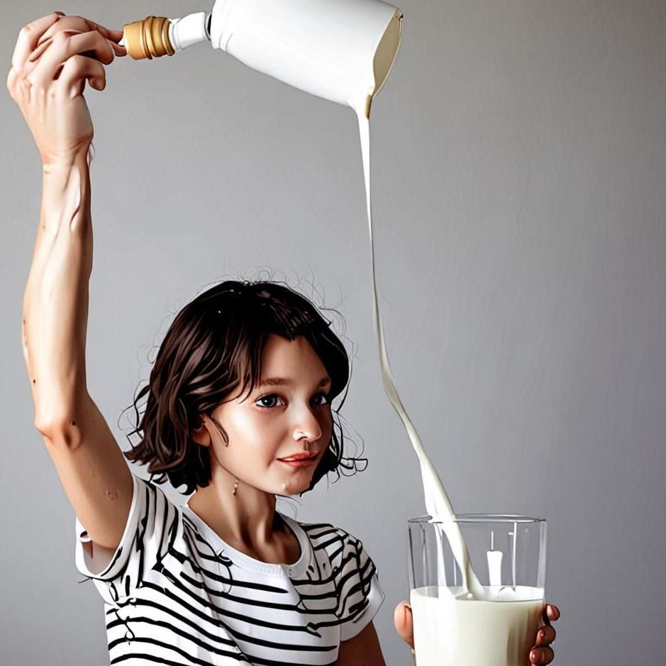 Dream : Pouring milk over your head 