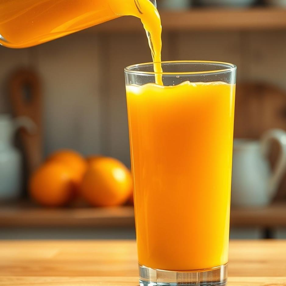 Dream : Pouring orange juice
