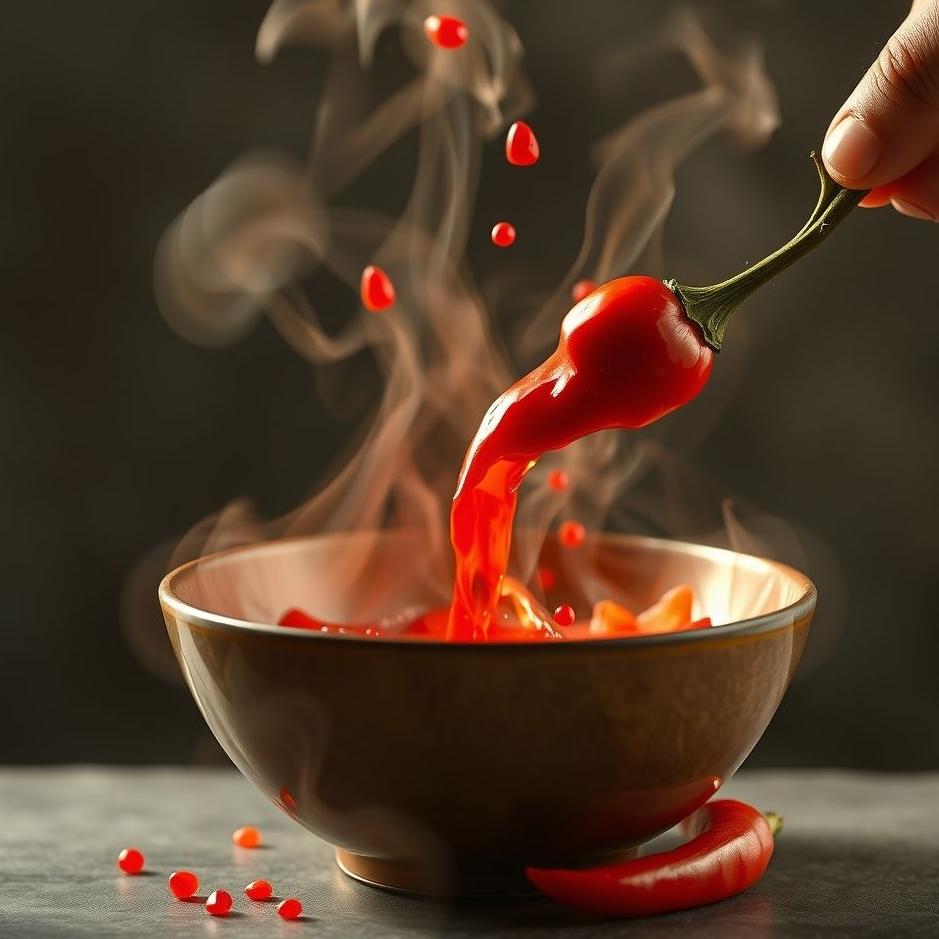 Dream : Pouring red pepper in a dream