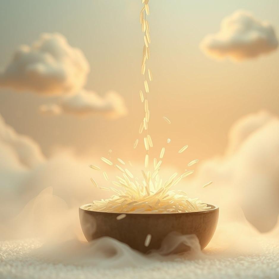 Dream : Pouring rice in a dream