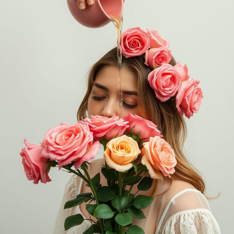 Dream : Pouring roses on your head