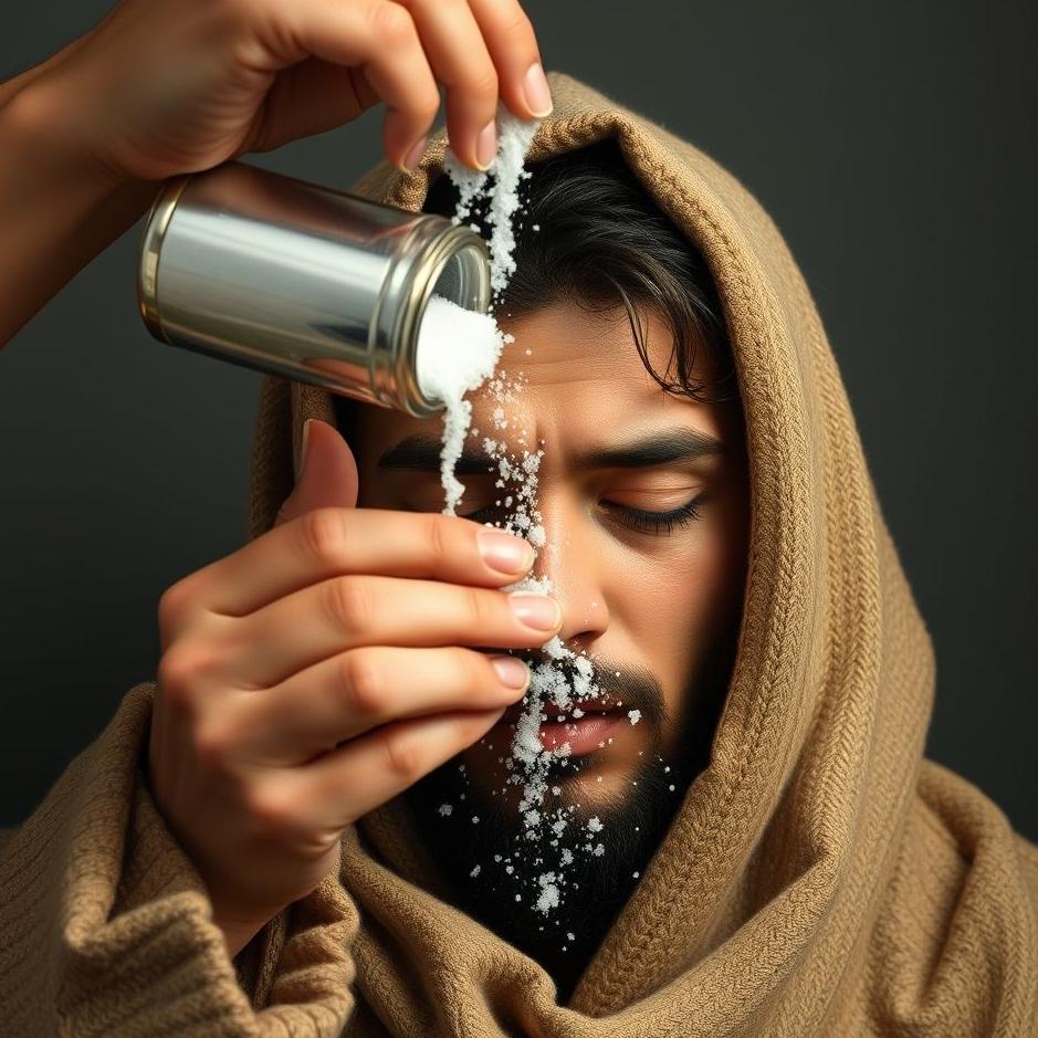 Dream : Pouring salt into the eyes