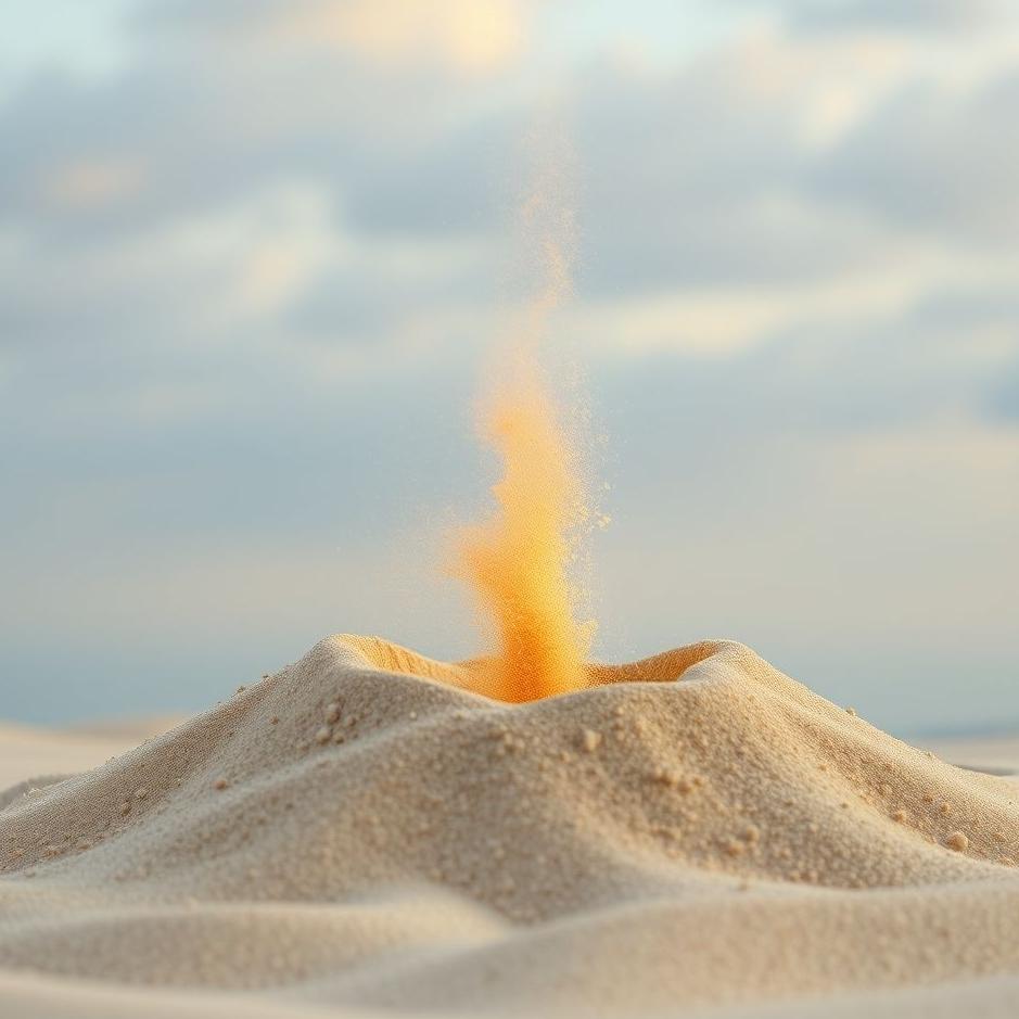 Dream : Pouring sand in a dream