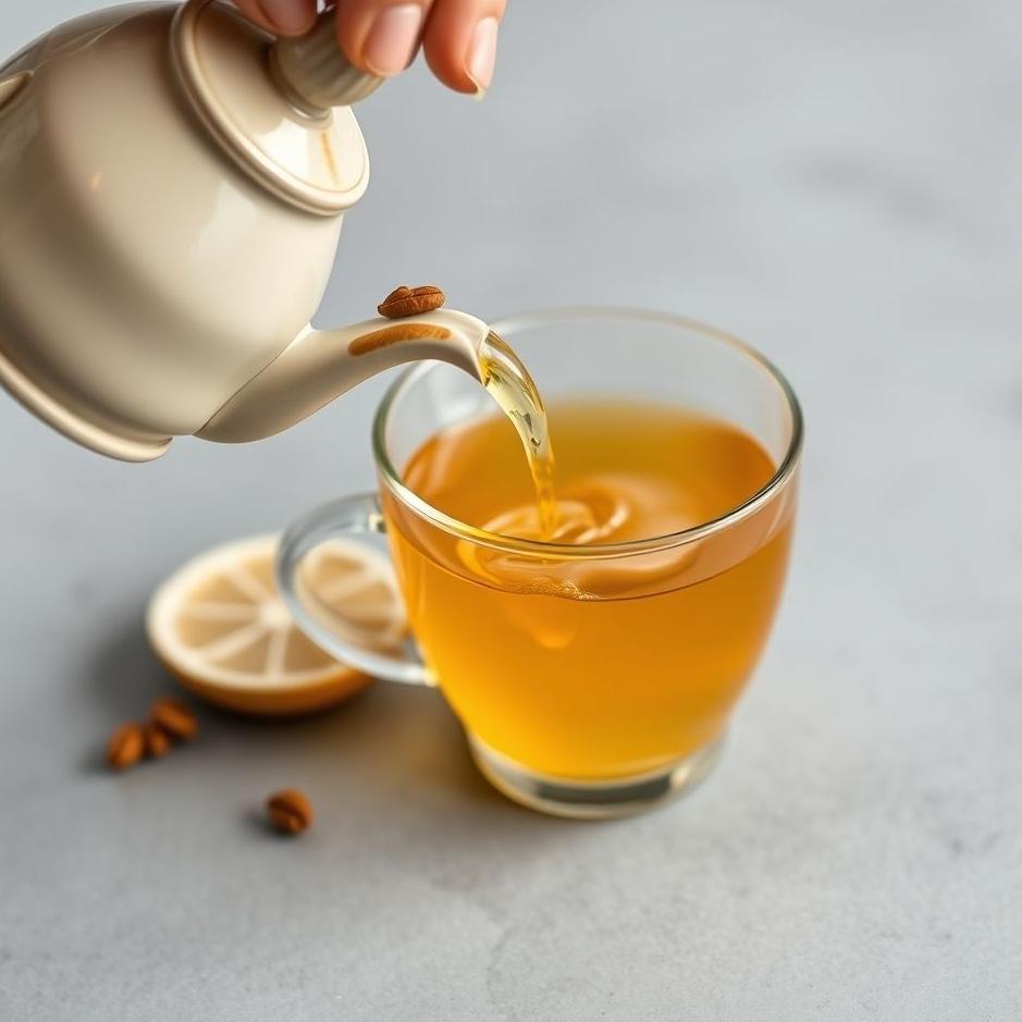 Dream : Pouring tea out of a cup 