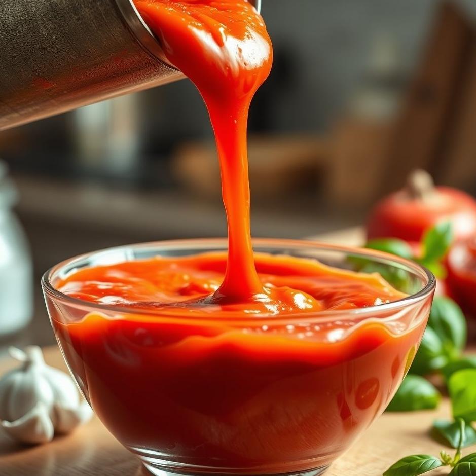Dream : Pouring tomato paste