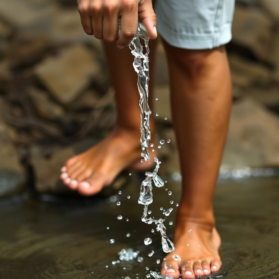 Dream : Pouring water from head to toe