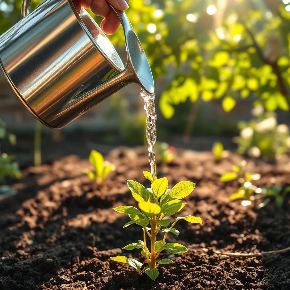 Dream Dictionary : Pouring water on a sapling