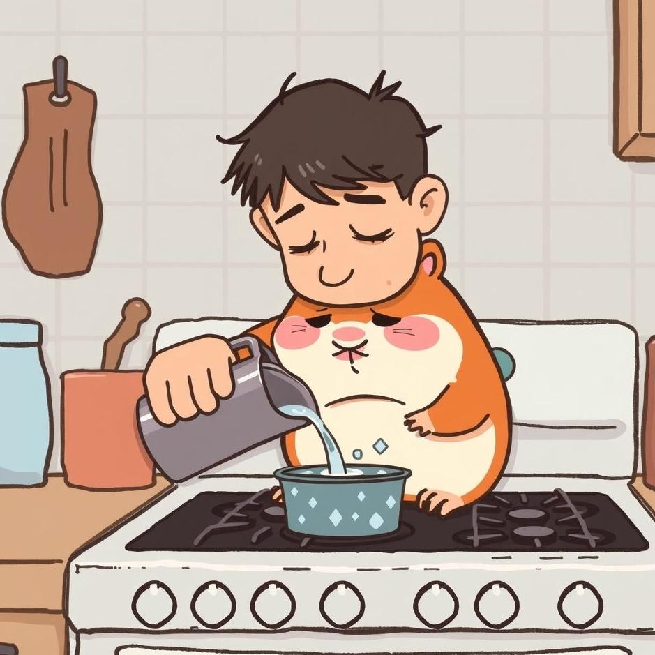 Dream : Pouring water on the stove