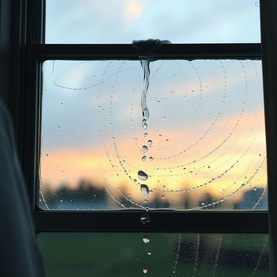 Dream : Pouring water on the window in a dream