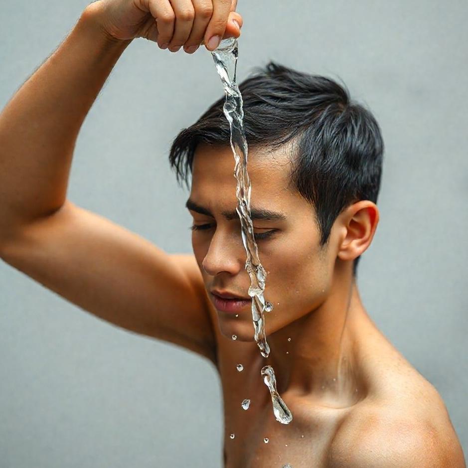 Dream : Pouring water on your head