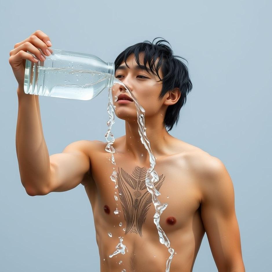 Dream : Pouring water on yourself