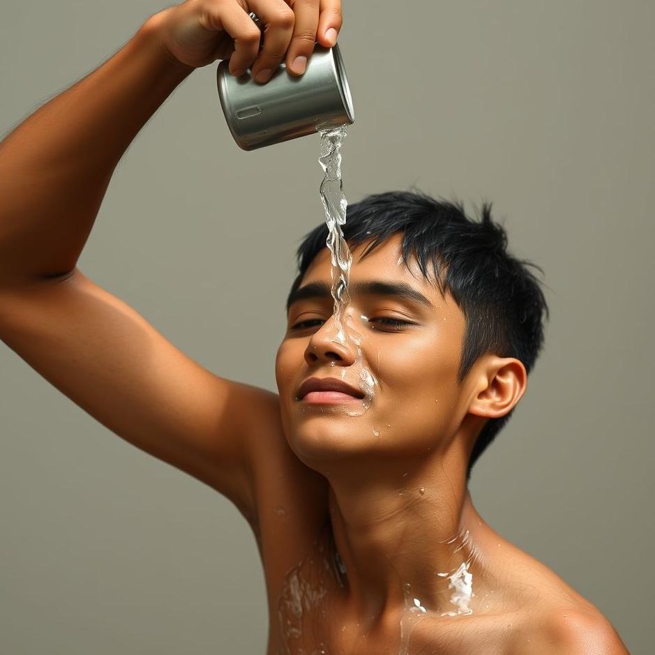 Dream : Pouring water over one's head