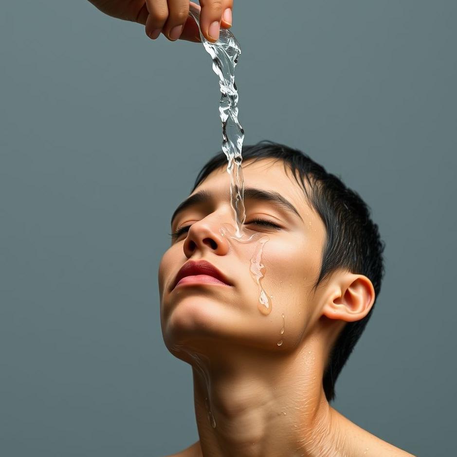 Dream : Pouring water over your head