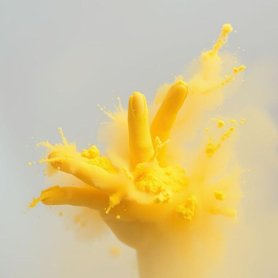 Dream : Powder color in a dream