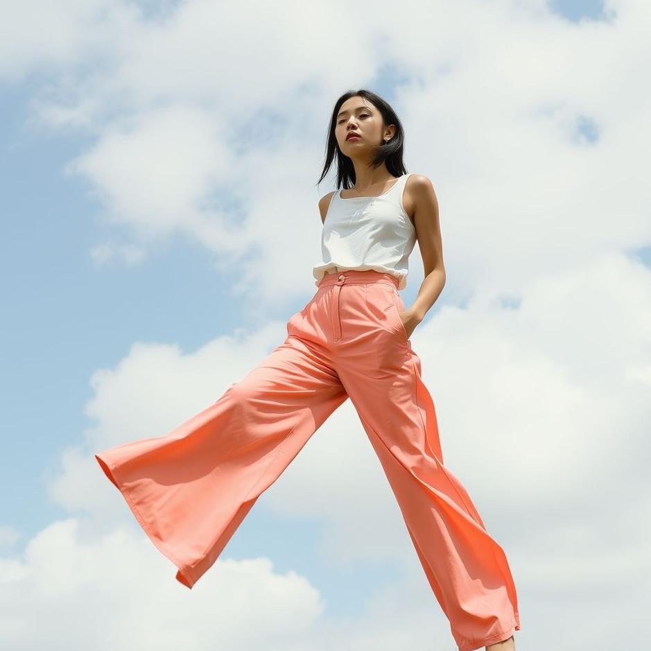 Dream : Powder-colored pants in a dream