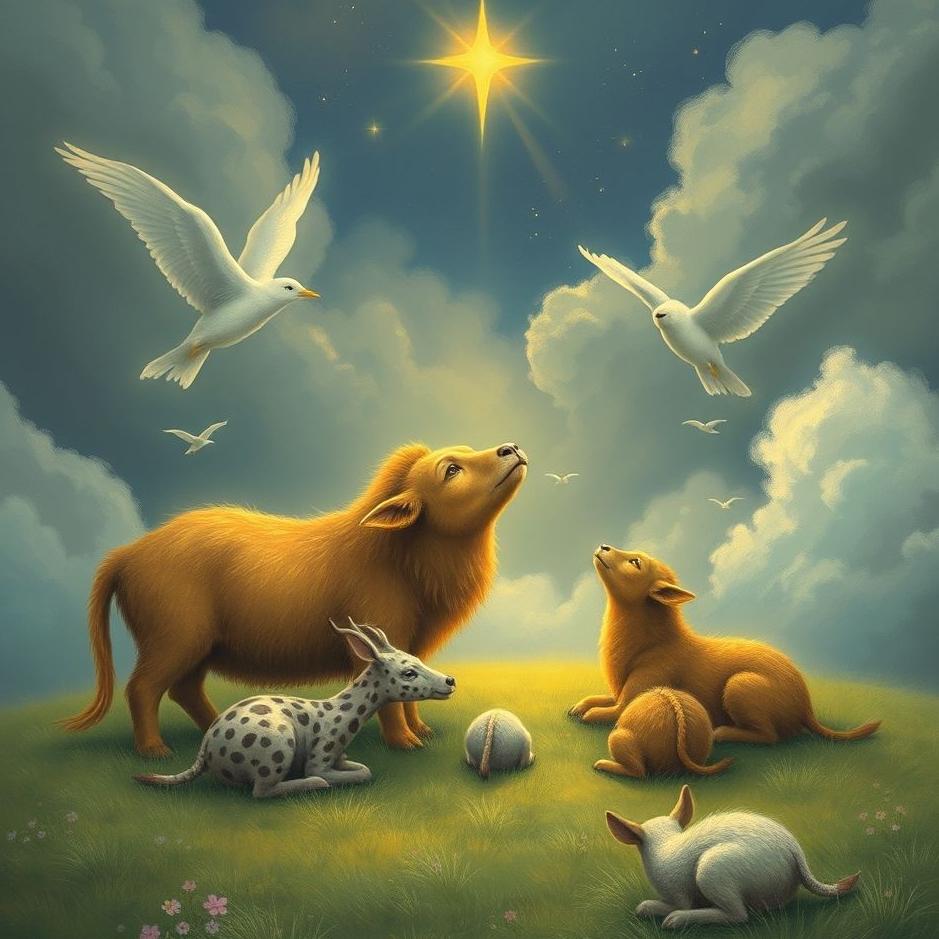 Dream : Praying animals in a dream