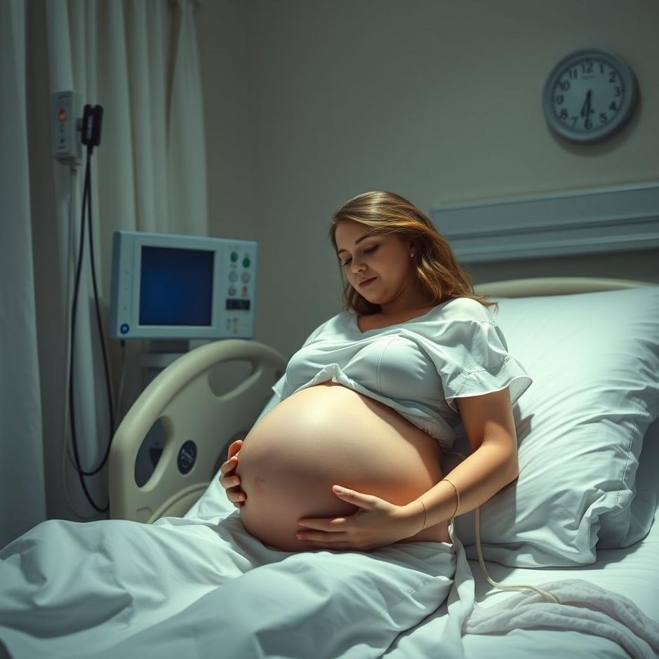 Dream : Pregnant in a hospital in a dream