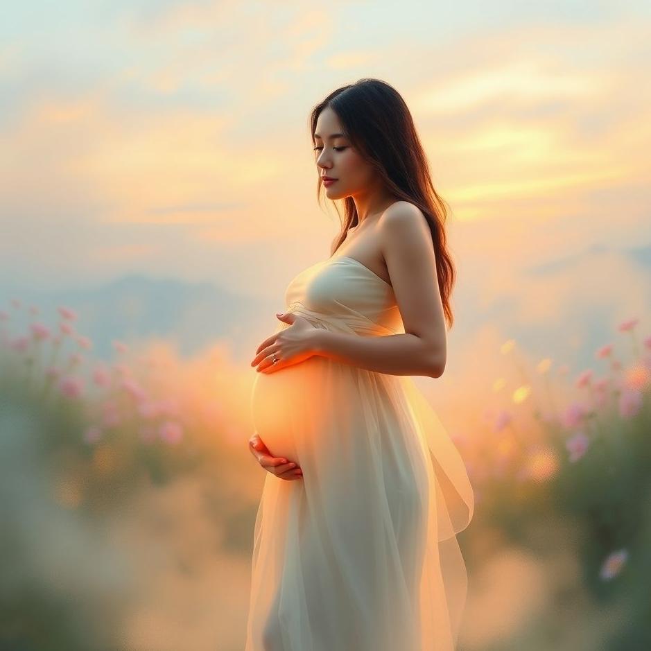Dream : Pregnant woman after giving birth in a dream
