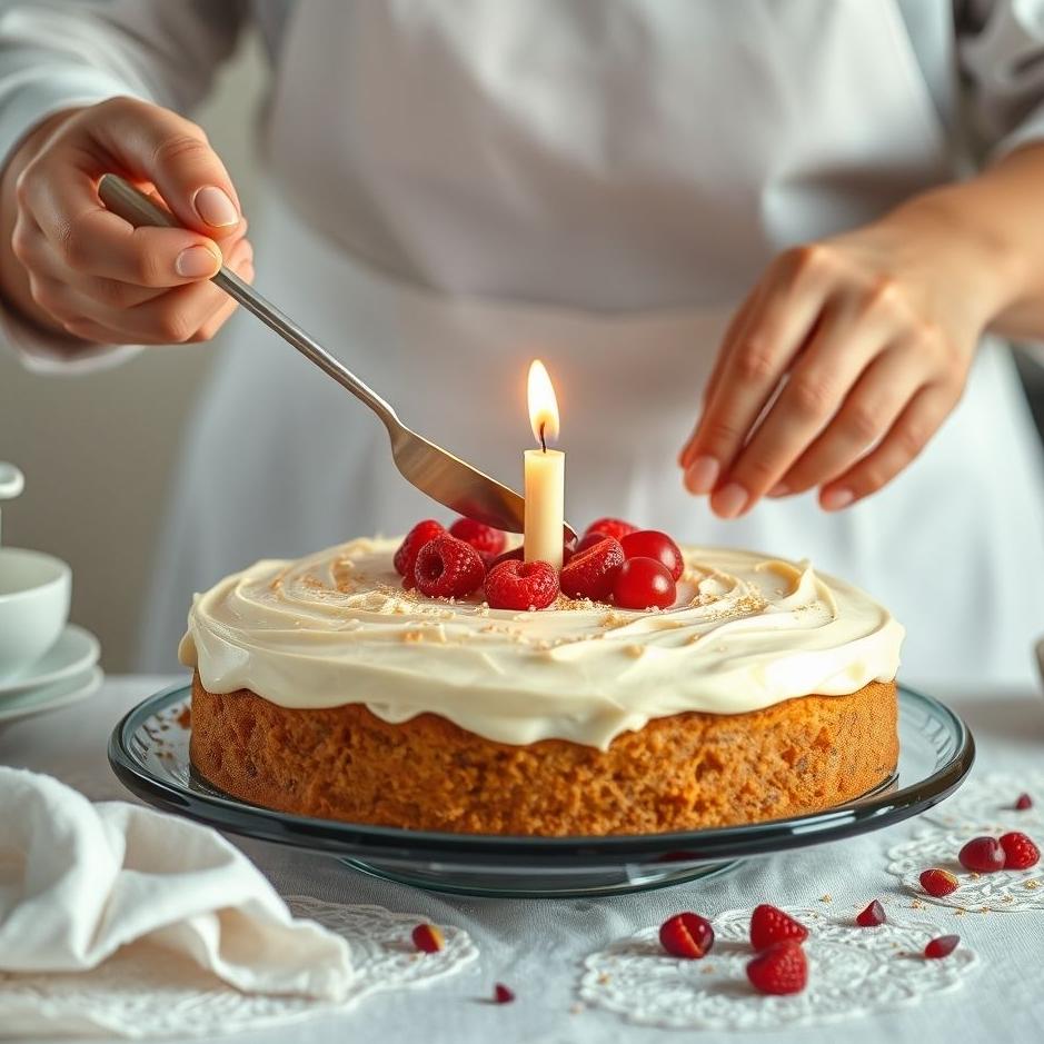 Dream : Preparing a cake in a dream