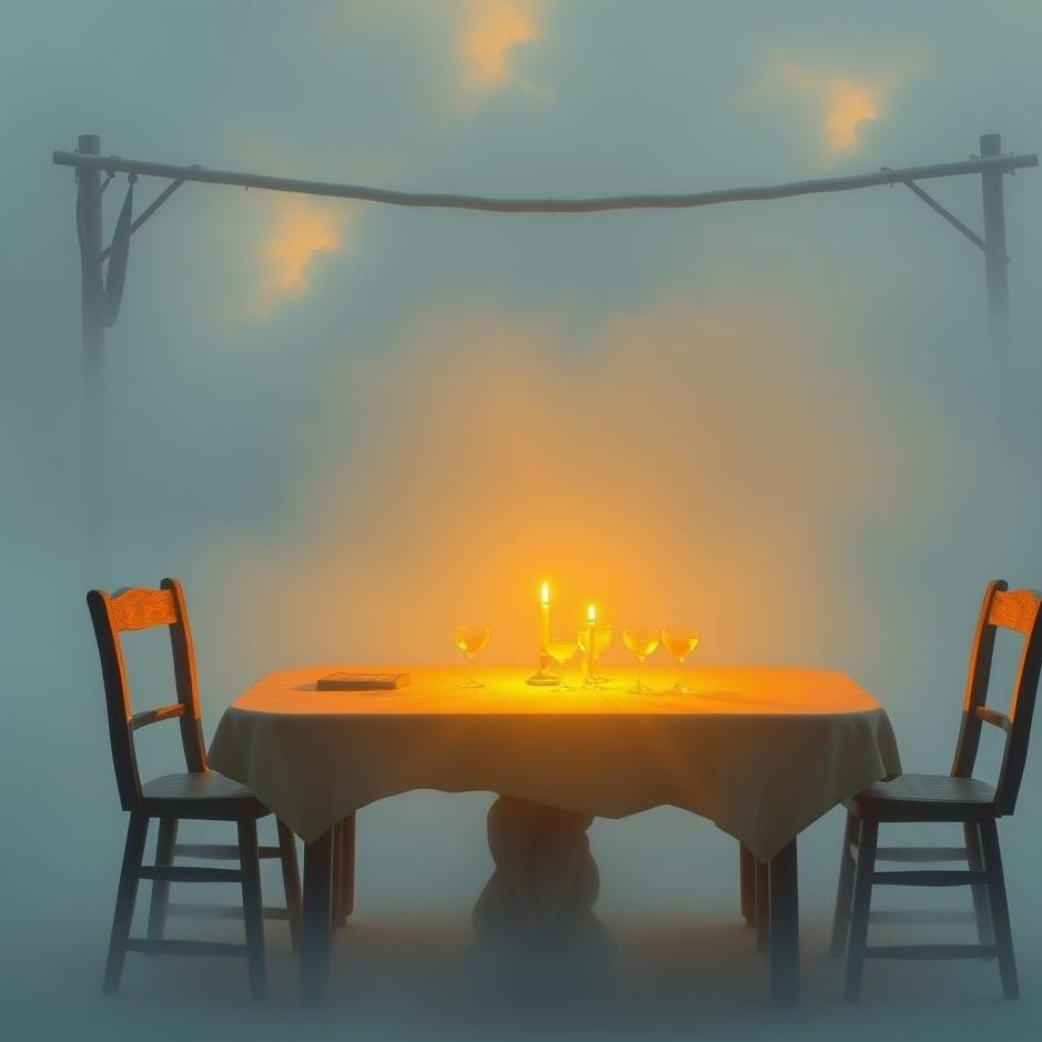 Dream : Preparing a drinking table in a dream