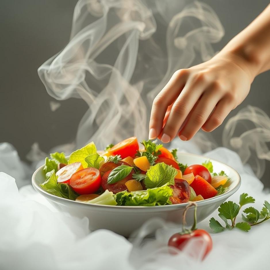 Dream : Preparing a salad in a dream