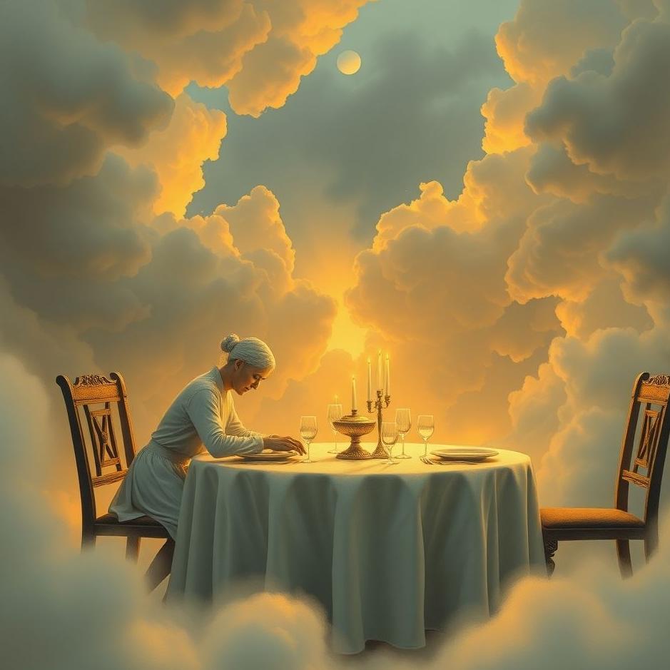 Dream : Preparing a table for a guest in a dream
