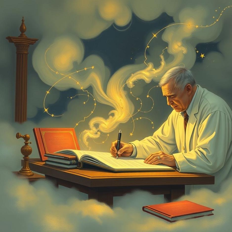 Dream : Preparing an official document in a dream